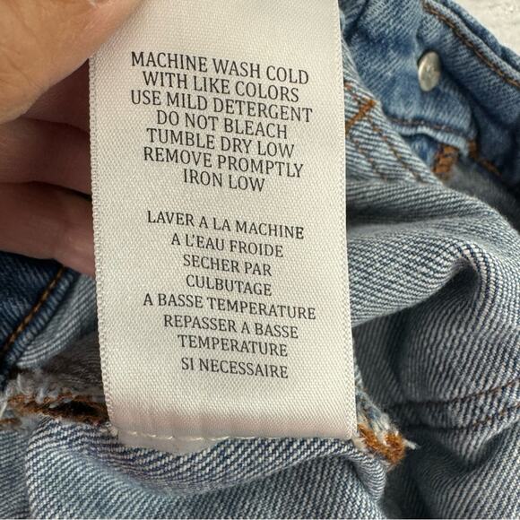 Blank NYC Cosmic High Flare Leg Jeans Light Wash Pockets Low Rise Retro Size 26 - Picture 10 of 10